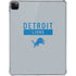 NFL Detroit Lions Grey Performance Series iPad Pro 11in (2024) Clear Case